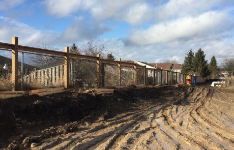 Over 780' of commercial wood pressure treated fencing supply and install within 12 days in the winter in guelph for Terra View Homes